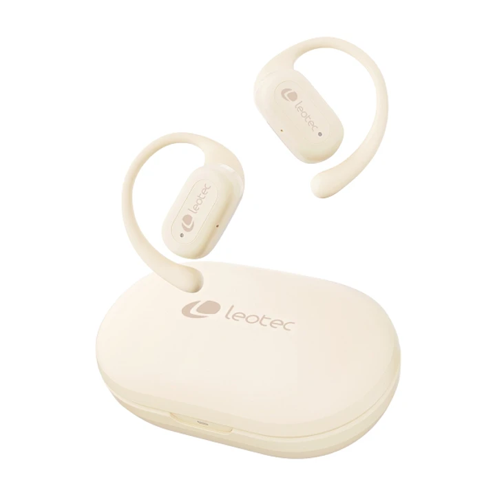 Leotec Open Air Zenith Sport Auriculares Bluetooth 5.4 - Estuche de Carga - 30h Autonomia - Color Blanco 1