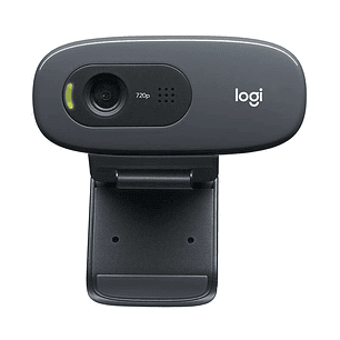 Logitech C270 Webcam HD 720p - 3Mpx - USB 2.0 - Microfono Integrado - Angulo de Vision 60º - Enfoque Fijo - Cable de 1.50 - Color Negro