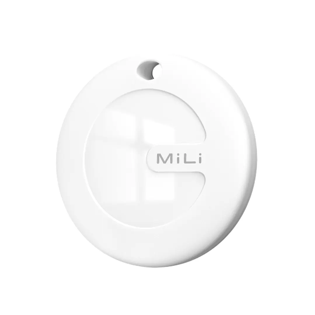 Leotec Easy Tag Blanco + Llavero Marron - Compatible con IOS/Android 1