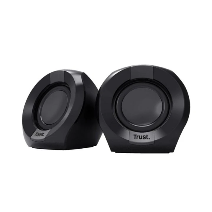 Trust Altavoces 2.0 USB 8W - Entrada y Salida Jack 3.5mm - Cable de 1.30m - Color Negro 1
