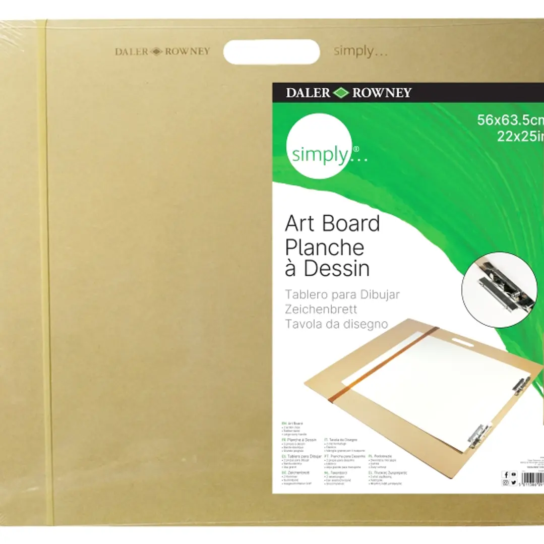 Daler Rowney Simply Plancha de Madera para Dibujar -56x63.5cm - Color Madera Claro 1