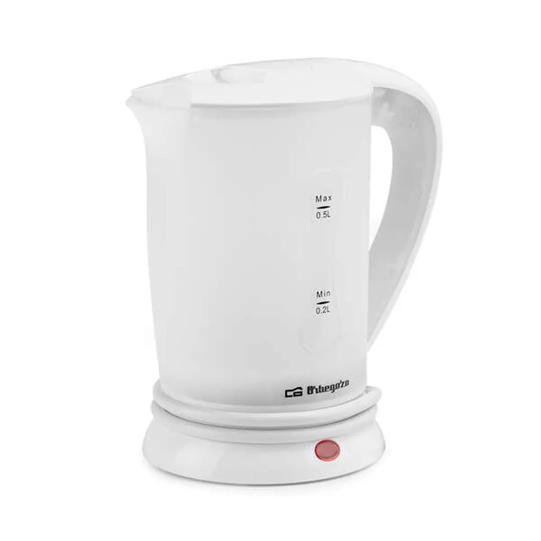 Orbegozo KT 4500 Hervidor de Agua Compacto - Ideal para Viajes - Potente y Seguro - Diseño Moderno y Elegante - Facil de Usar - con Apagado Automatico 1