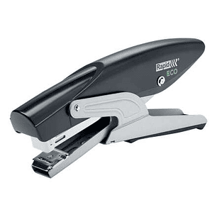 Rapid ECO Grapadora de Tenaza - Fabricadas con un 81% de Plastico Reciclado - Hasta 20 Hojas - Para Grapas 24/6, 26/6 - Grapado y Clavado - Color Negr