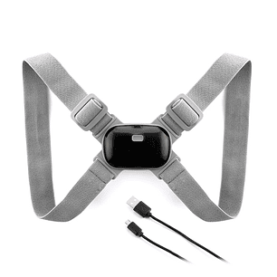 Innovagoods Viback Entrenador de Postura Inteligente - Bateria 400mAh - Aviso por Vibracion - Pantalla LCD - Recargable - Unisex - Talla Unica - Color