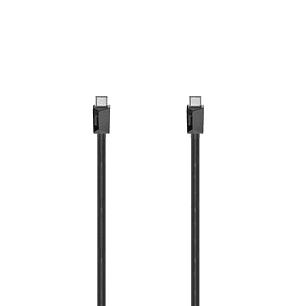 Hama Essential Cable USB-C Macho - Potencia Maxima 100W - Longitud 1.5m - Velocidad hasta 5Gbps - Blindaje Doble - Color Negro