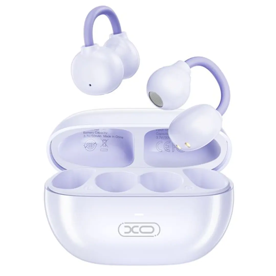 XO G40 Pearl Clip Auriculares TWS - Bluetooth 5.3 - Color Violeta 1