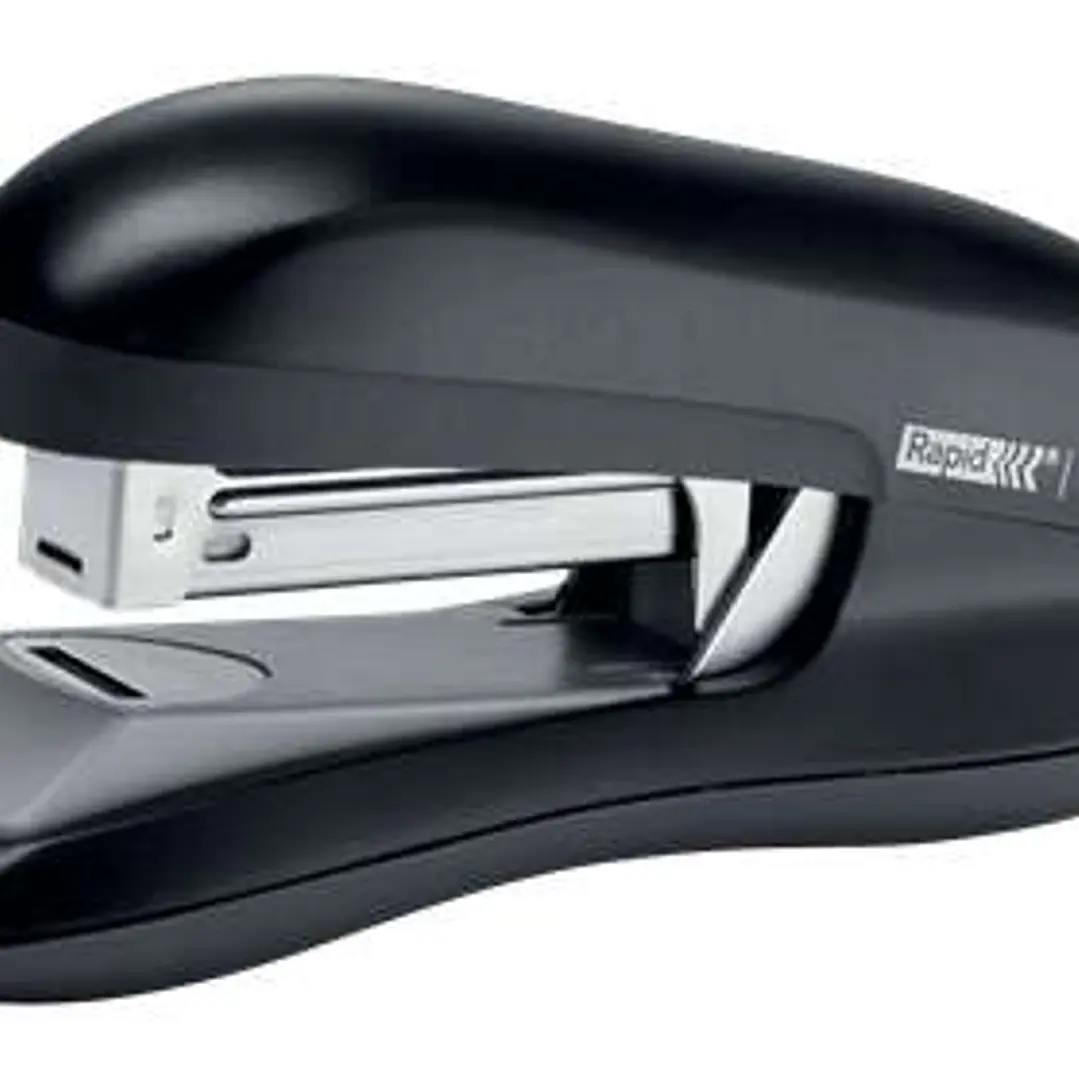 Rapid F30 Grapadora de Sobremesa - Hasta 30 Hojas - Para Grapas 24/6 y 26/6 - Grapado Plano - Color Negro 1