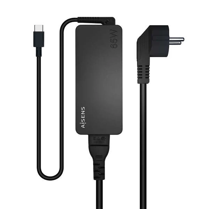 Aisens Cargador 65W PD3.0 1xUSB-C 1.8m - Color Negro 1