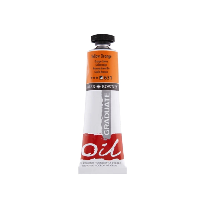 Daler Rowney Graduate Pintura al Oleo - Tubo de Aluminio - 38ml - Color Amarillo Anaranjado 1