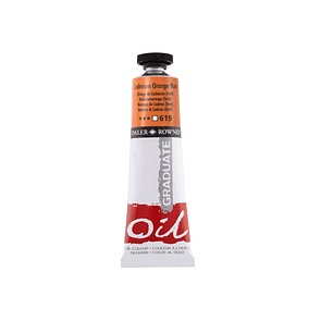Daler Rowney Graduate Pintura al Oleo - Tubo de Aluminio - 38ml - Color Naranja de Cadmio