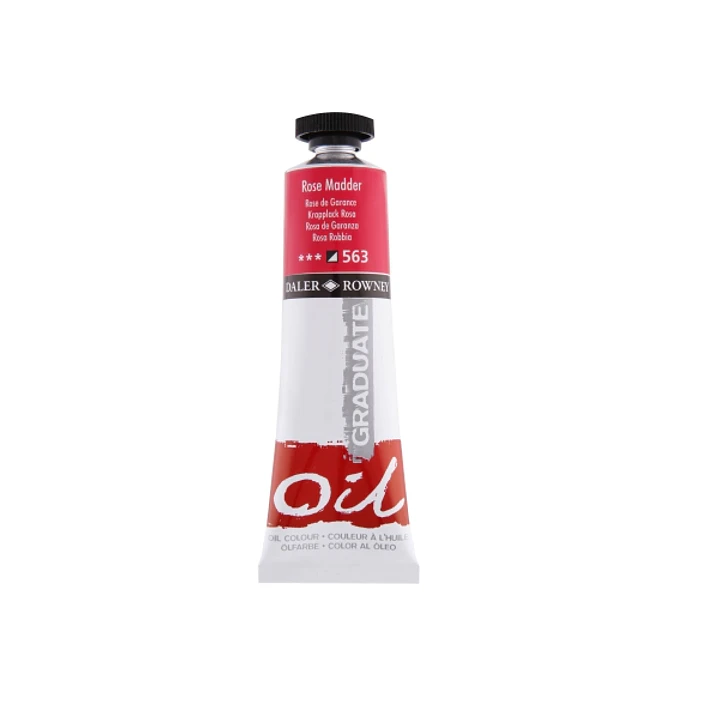 Daler Rowney Graduate Pintura al Oleo - Tubo de Aluminio - 38ml - Color Rosa Madder 1