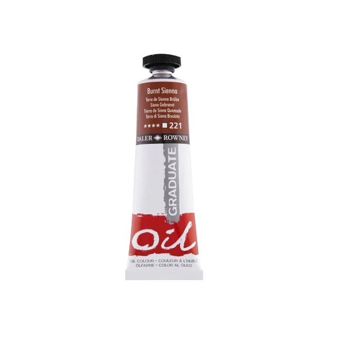 Daler Rowney Graduate Pintura al Oleo - Tubo de Aluminio - 38ml - Color Siena Quemada 1