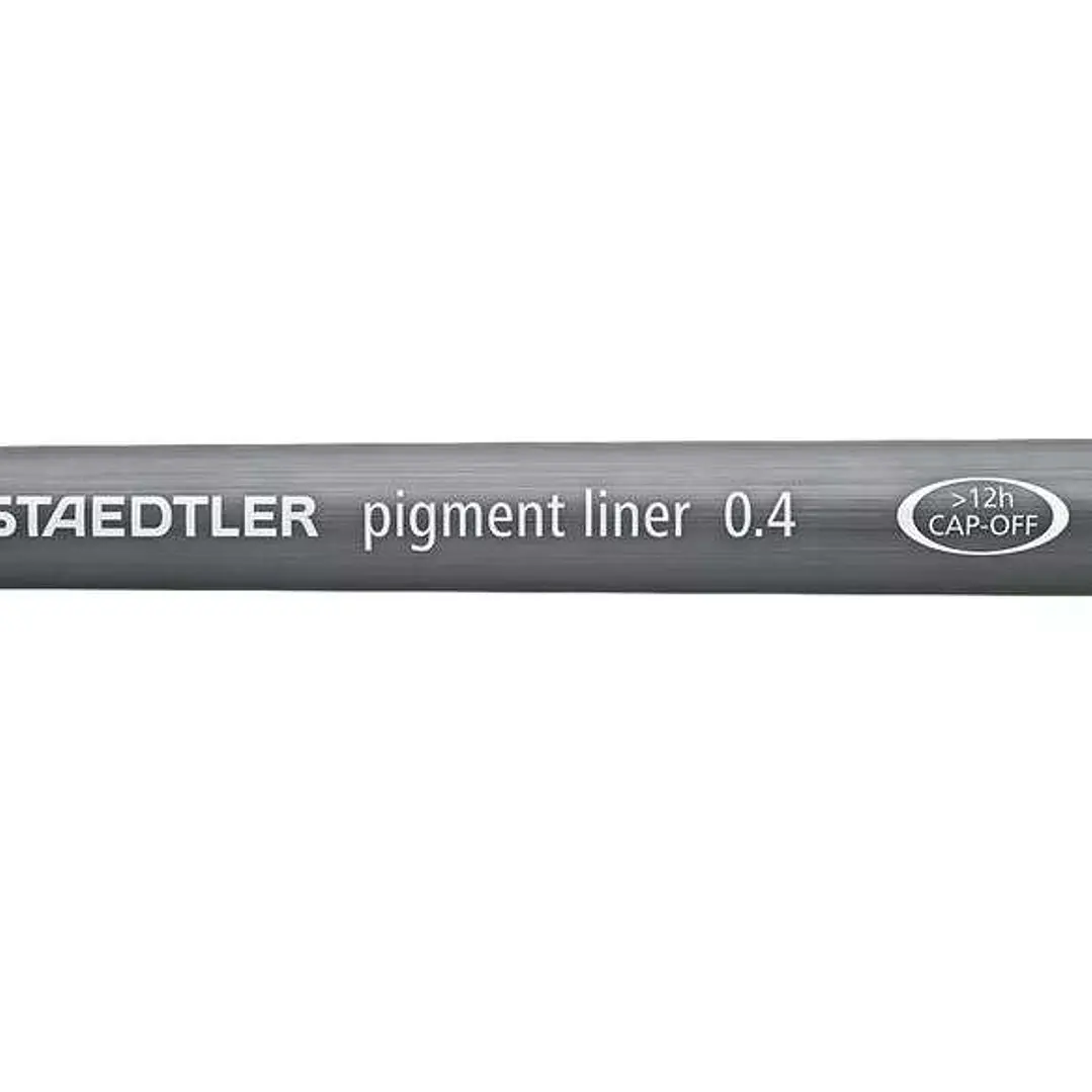Staedtler Pigment Liner 308 Rotulador Calibrado - Trazo 0.4mm - Secado Rapido - Color Negro 1