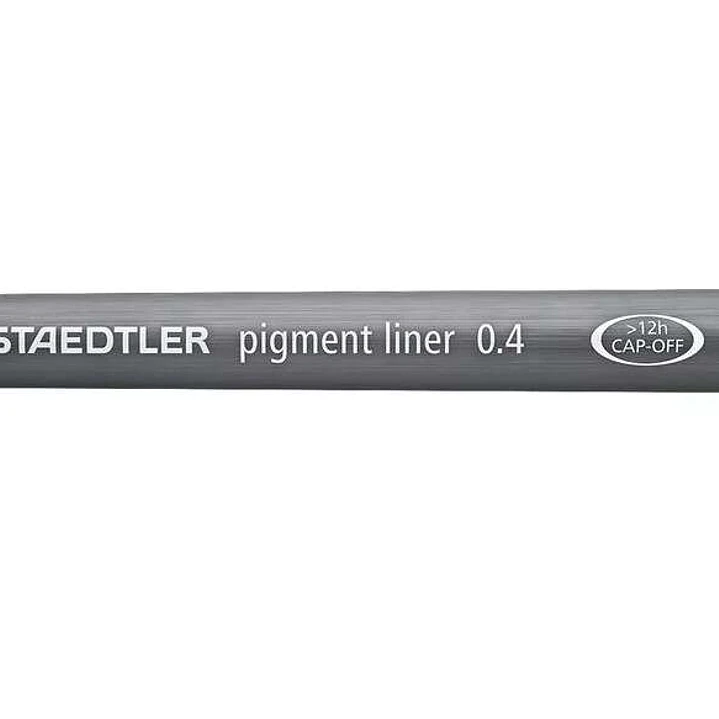 Staedtler Pigment Liner 308 Rotulador Calibrado - Trazo 0.4mm - Secado Rapido - Color Negro 1