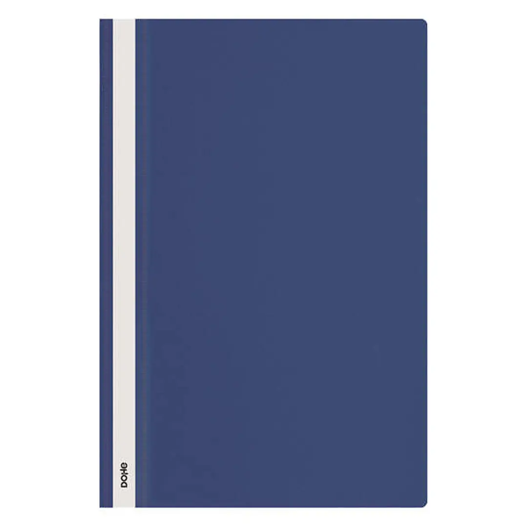 Dohe Dosier con Fastener - Tamaño Folio - Cubierta Transparente y Trasera Opaca - Fabricado en Polipropileno 1