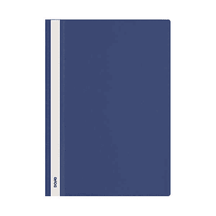 Dohe Dosier con Fastener - Tamaño A4 - Cubierta Transparente y Trasera Opaca - Fabricado en Polipropileno