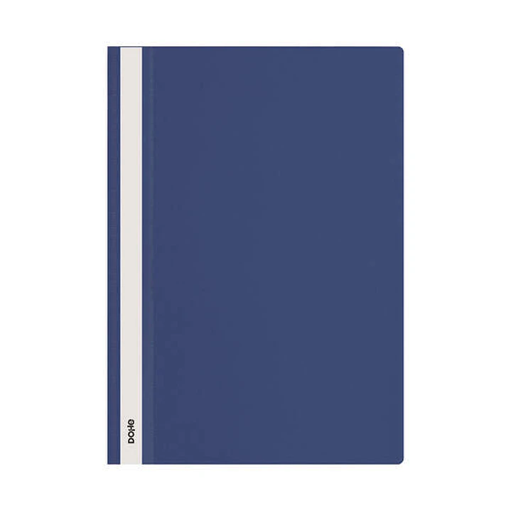 Dohe Dosier con Fastener - Tamaño A4 - Cubierta Transparente y Trasera Opaca - Fabricado en Polipropileno 1