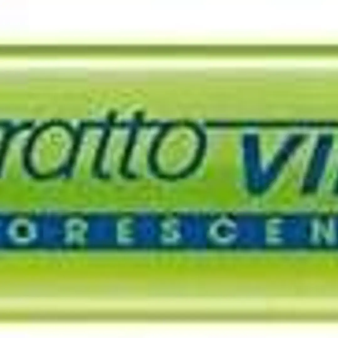 Tratto Video Marcador Fluorescente - Punta Biselada - Tinta Base de Agua - Secado Rapido - Color Verde Lima Fluorescente 1