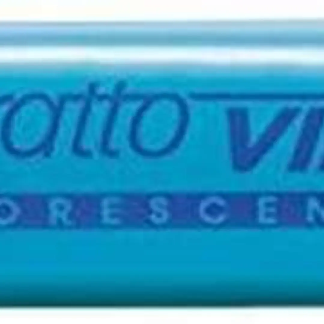 Tratto Video Marcador Fluorescente - Punta Biselada - Tinta Base de Agua - Secado Rapido - Color Azul Fluorescente 1