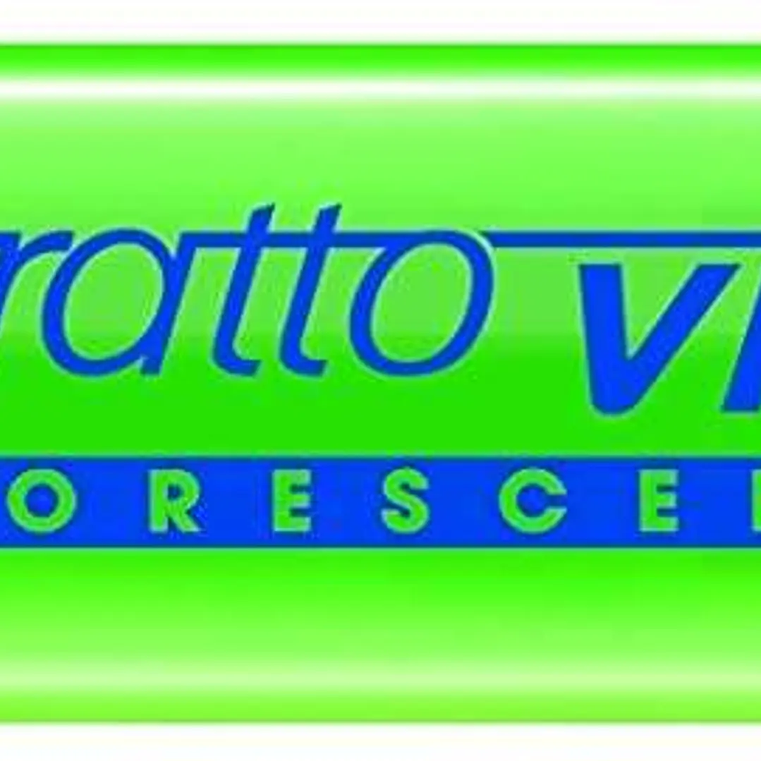 Tratto Video Marcador Fluorescente - Punta Biselada - Tinta Base de Agua - Secado Rapido - Color Verde Fluorescente 1