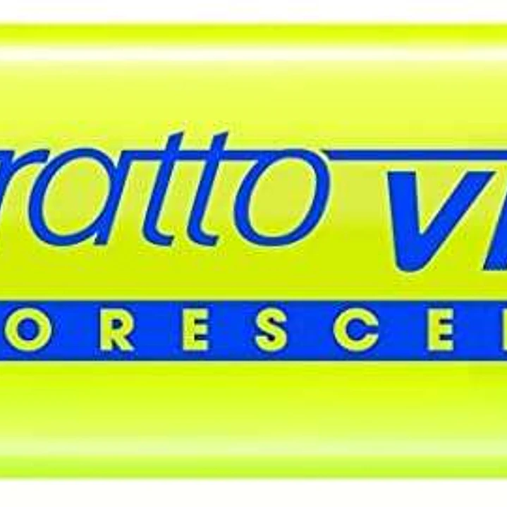 Tratto Video Marcador Fluorescente - Punta Biselada - Tinta Base de Agua - Secado Rapido - Color Amarillo Fluorescente 1