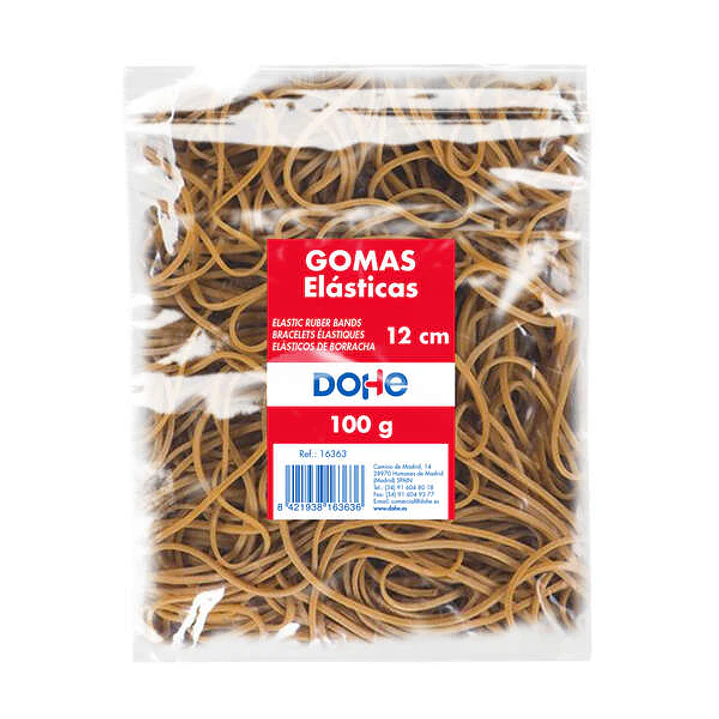 Dohe Gomas de Latex - Longitud 12cm - Gran Resistencia y Elasticidad - Bolsa de 100gr 1