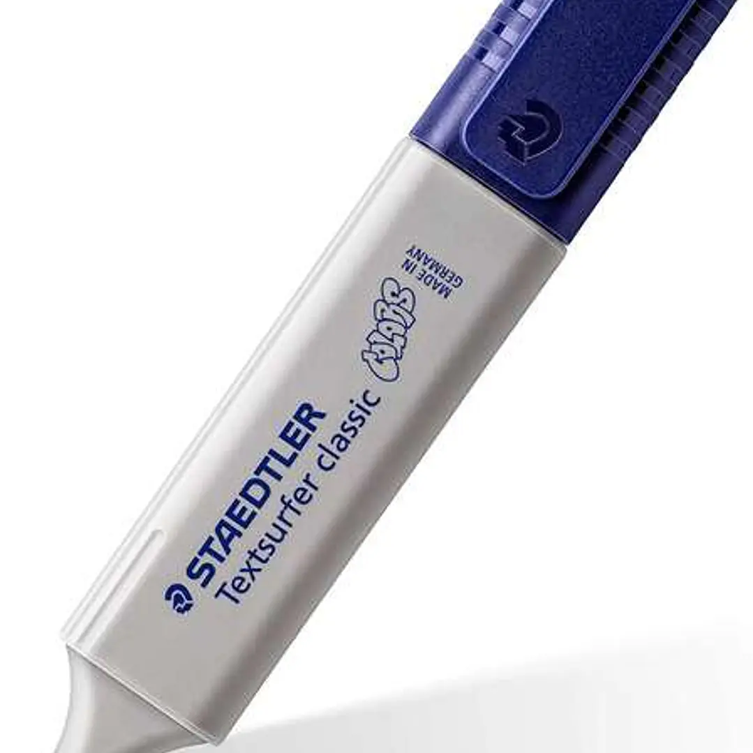 Staedtler Textsurfer Classic 364 Vintage Marcador Fluorescente - Punta Biselada - Trazo entre 1 - 5mm - Tinta con Base de Agua - Color Gris Claro 1