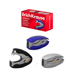 Erichkrause Elegance Classic Quitagrapas con Cierre de Seguridad - Plastico Resistente a Golpes - Mecanismo de Acero Galvanizado - Tope Incorporado - 