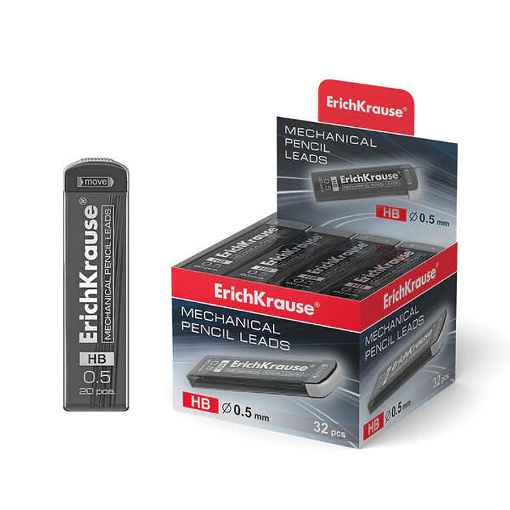 Erichkrause Megapolis Concept Pack de 20 Minas de Recambio 05mm HB - Color Negro 1