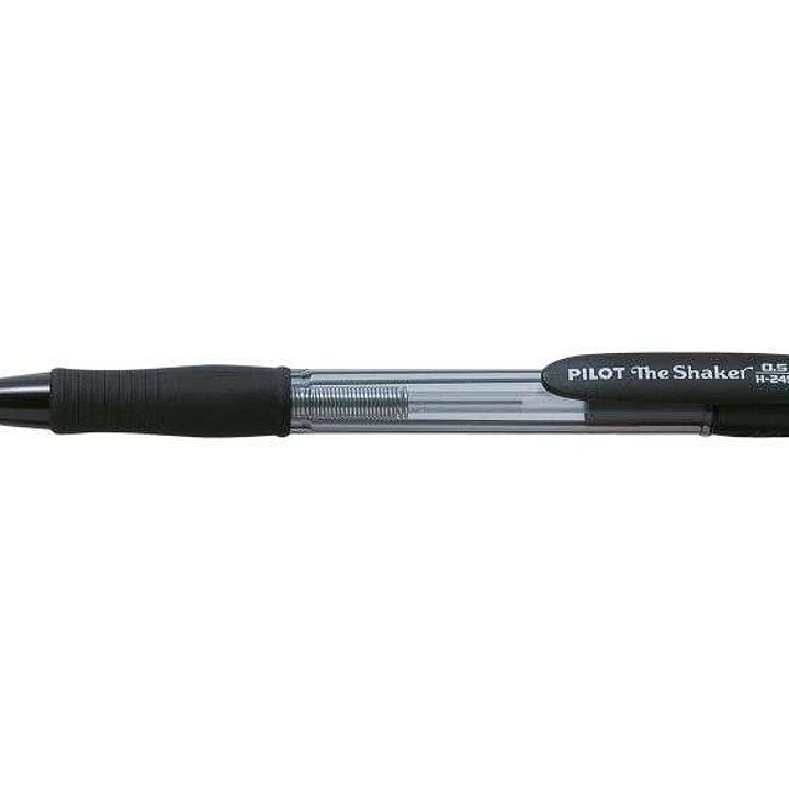 Pilot Portaminas The Shaker H-245 - Grip de Goma - Mina de 0.5mm - Goma de Borrar - Color Negro 1