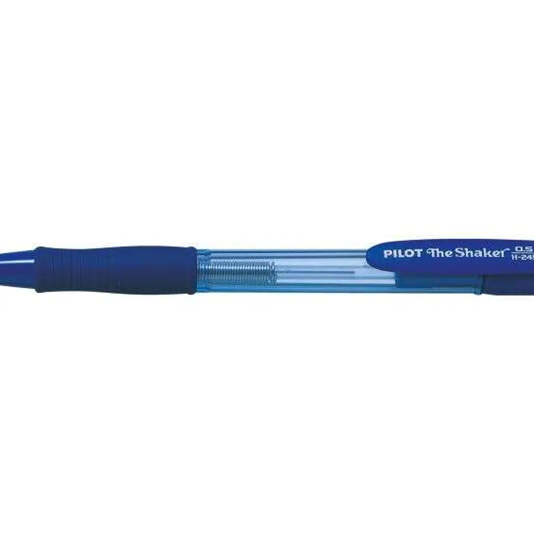 Pilot Portaminas The Shaker H-245 - Grip de Goma - Mina de 0.5mm - Goma de Borrar - Color Azul 1