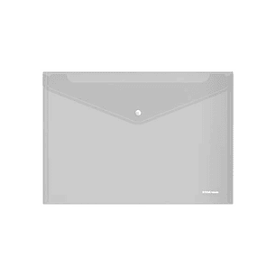 Erichkrause Fizzy Classic Sobre Portadocumentos A4 - Fabricado en Plastico - Textura Rugosa - Transparente