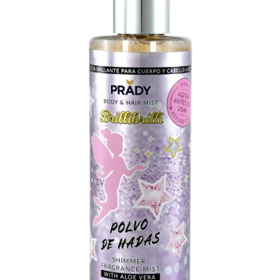 Prady Brilli Brilli Body & Hair Mist Polvo de Hadas - Frasco de 250 ml - Spray Pulverizador 1