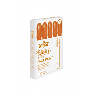 Jovi Twist Stick de Pintura de Cara - Hipoalergenico - Base Agua - Facil Aplicacion - Gran Cobertura - Seca Rapido - Facil de Retirar - sin Parabenos 