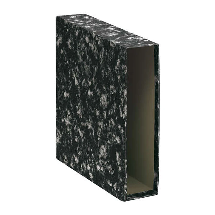 Dohe Archinovo Funda para Archivador de Palanca Formato A4 - Medidas 286x324x82mm - Color Negro Jaspeado 1