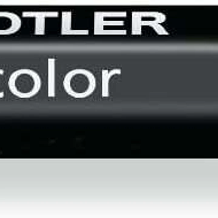 Staedtler Lumocolor Permanent Omnigraph 236 Cera Permanente Hexagonal - Resistente al Agua - Diametro 12mm Aprox - Color Negro 1