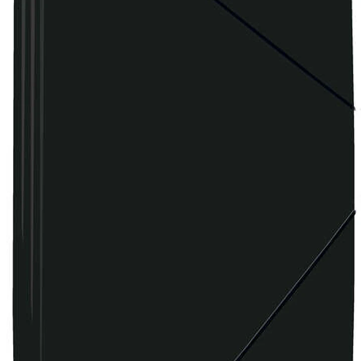 Mariola Carpeta de Polipropileno con Solapas 450 Micras - Formato Folio - Medidas 34x25cm - Cierre con Goma Elastica - Color Negro 1