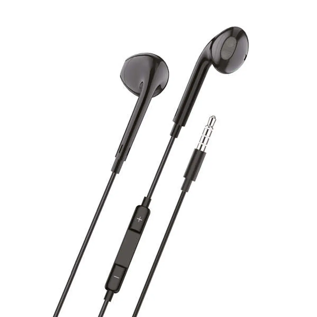 TechOneTech Ear Tech Auriculares Intraurales - Microfono Integrado - Mini Jack 3.5mm - Asistente Voz - Cable de 1.20m 1