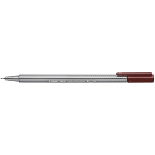 Staedtler Triplus Fineliner 334 Rotulador de Punta Fina - Trazo de 0.3mm - Tinta Base de Agua - Color Marron Chocolate