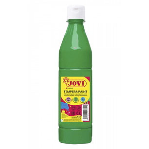 Jovi Tempera Paint Tempera Liquida 500ml - Base Agua - Lista para Usar - Alto Poder Cubriente - Secado Rapido - Excelente Fluidez - Adherencia en Mult