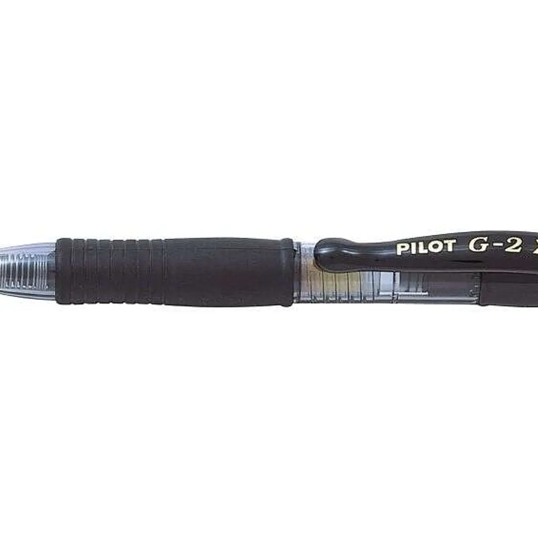 Pilot Boligrafo de Gel G2 Pixie XS Retractil - Punta de Bola Redonda 0.7mm - Trazo 0.32mm - Grip Ergonomico - Color Negro 1