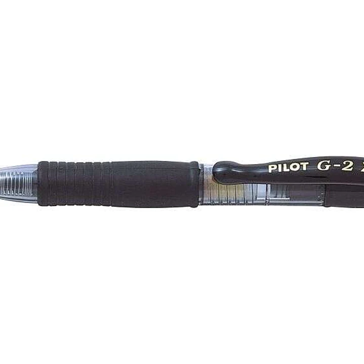Pilot Boligrafo de Gel G2 Pixie XS Retractil - Punta de Bola Redonda 0.7mm - Trazo 0.32mm - Grip Ergonomico - Color Negro 1