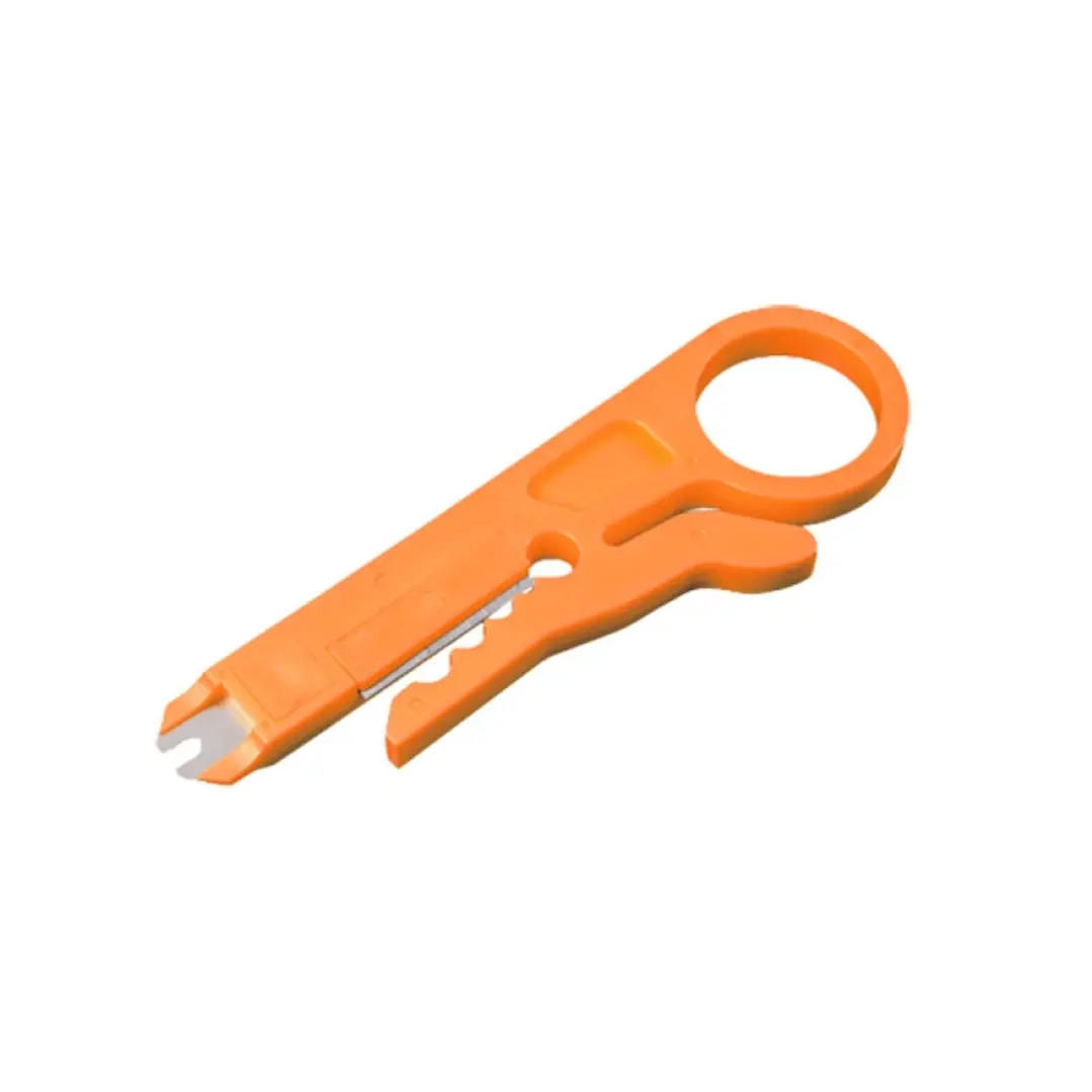 WP Insertadora Tipo 110 con Pelacables - Color Naranja 1