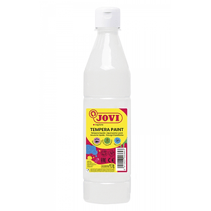 Jovi Tempera Paint Tempera Liquida 500ml - Base Agua - Lista para Usar - Alto Poder Cubriente - Secado Rapido - Excelente Fluidez - Adherencia en Mult