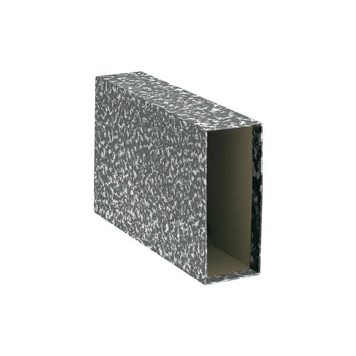 Dohe Archiclas Funda de Archivador Formato Cuarto Apaisado - Medidas 288x215x82mm - Carton Forrado con Papel Impreso - Color Gris Jaspeado 1