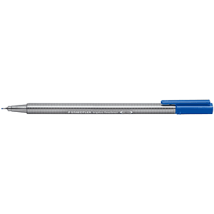 Staedtler Triplus Fineliner 334 Rotulador de Punta Fina - Trazo de 0.3mm - Tinta Base de Agua - Color Azul Pastel