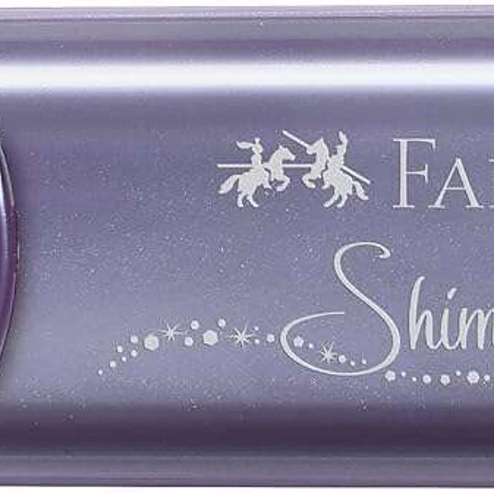 Faber-Castell Textliner 46 Metallic Marcador Fluorescente - Punta Biselada - Trazo entre 1mm y 5mm - Tinta con Base de Agua - Color Violeta Metalico 1