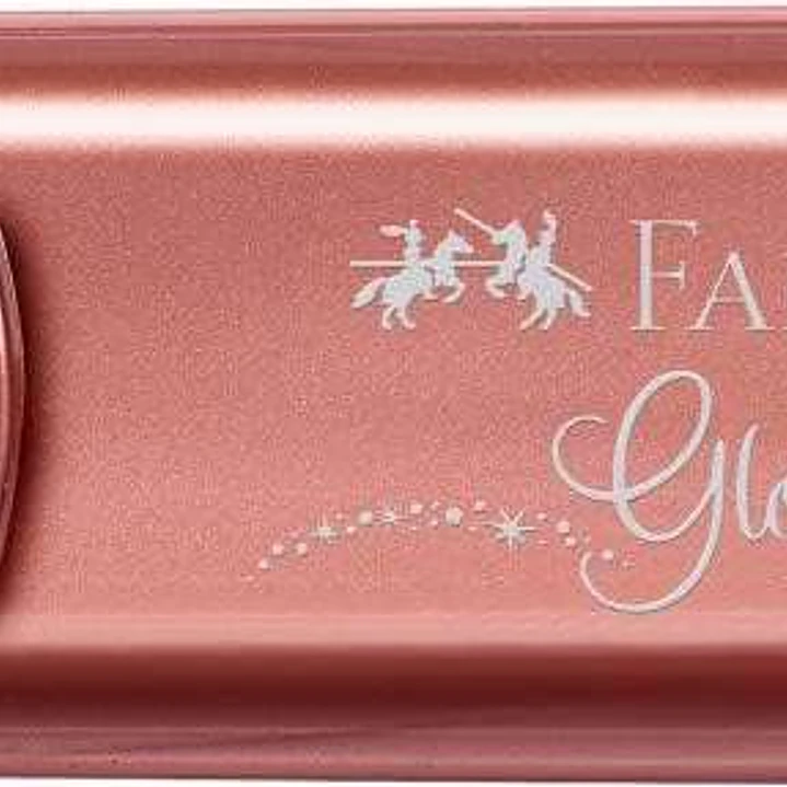 Faber-Castell Textliner 46 Metallic Marcador Fluorescente - Punta Biselada - Trazo entre 1mm y 5mm - Tinta con Base de Agua - Color Rojo Metalico 1