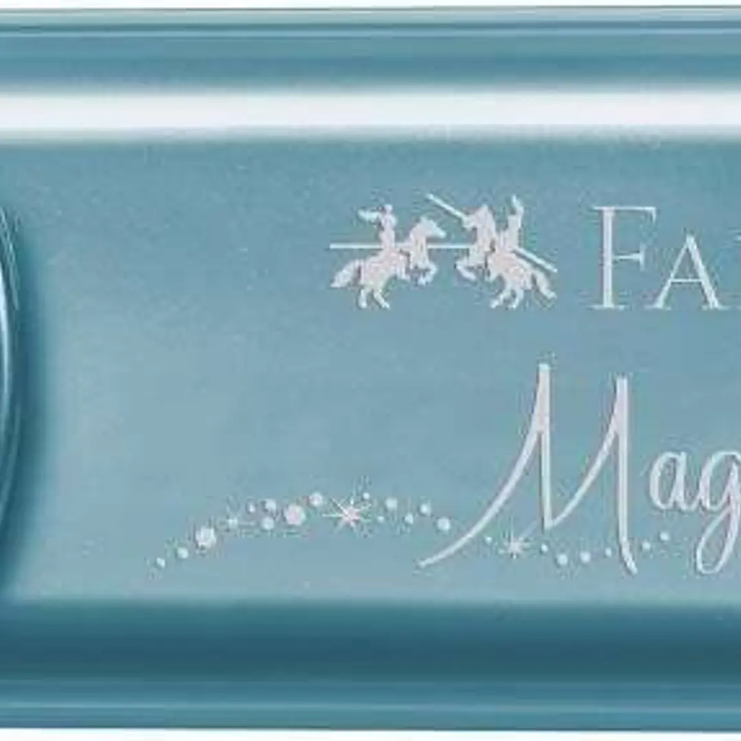 Faber-Castell Textliner 46 Metallic Marcador Fluorescente - Punta Biselada - Trazo entre 1mm y 5mm - Tinta con Base de Agua - Color Azul Metalico 1