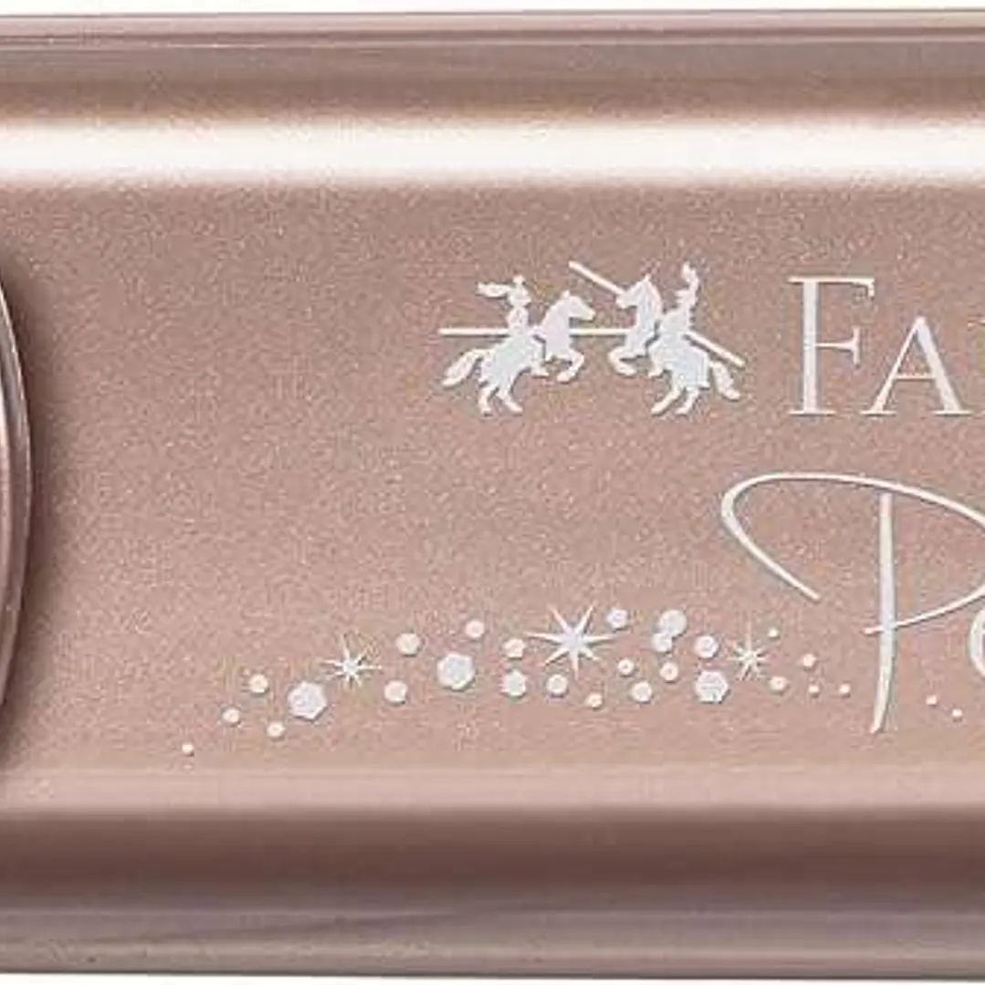 Faber-Castell Textliner 46 Metallic Marcador Fluorescente - Punta Biselada - Trazo entre 1mm y 5mm - Tinta con Base de Agua - Color Oro Rosa 1